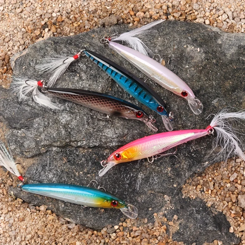 Fishing Hook Treble - Laser 3D Eyes Bionic Minnow Angelköder