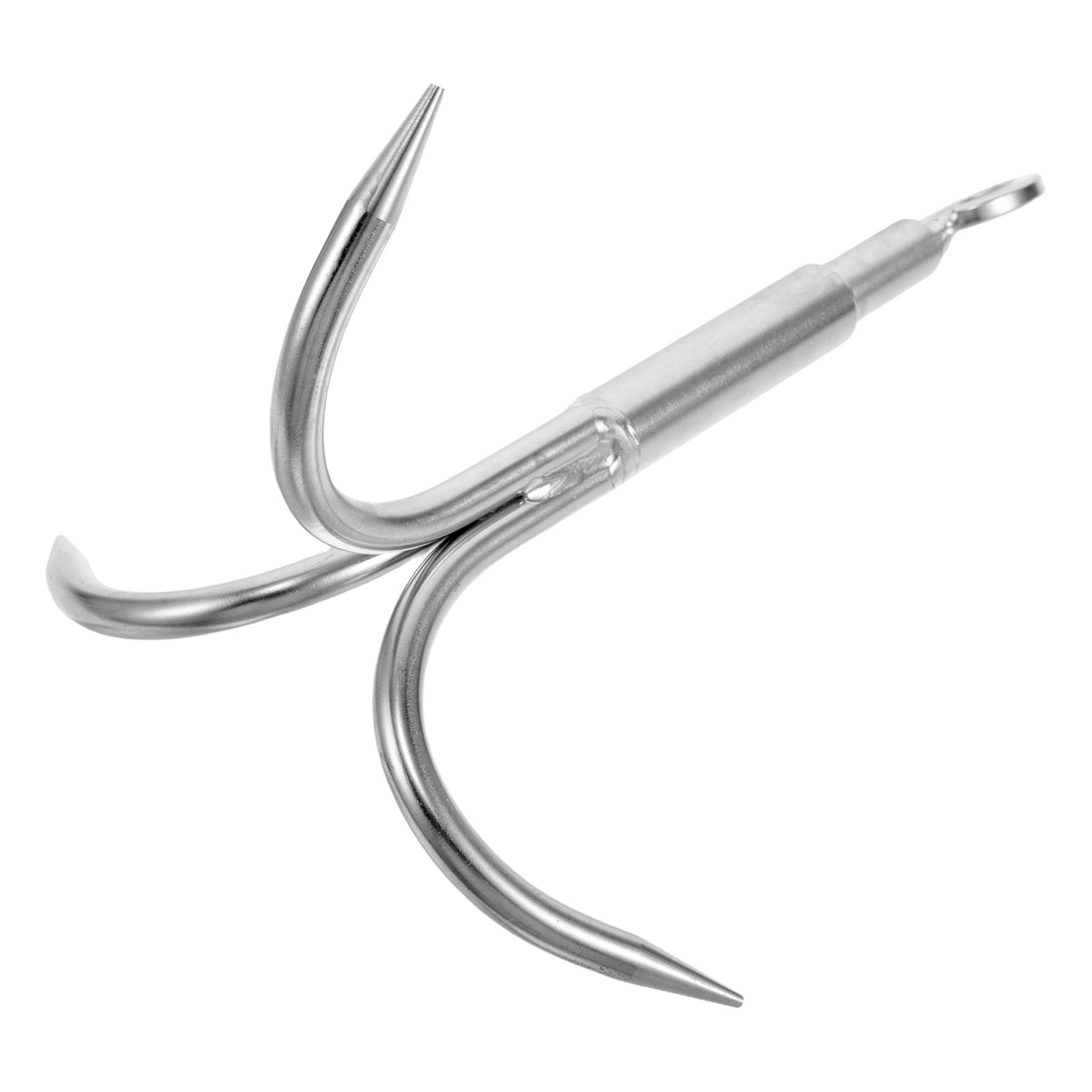 Fishing Hook Stainless Steel - Haken-Greifvorrichtung für Pier-Angeln und Camping, Silberne