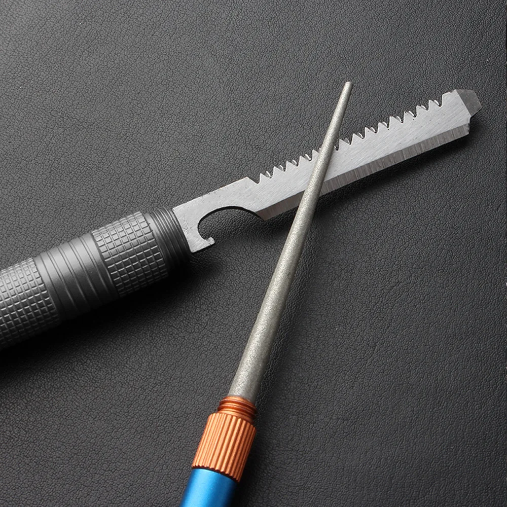 Fishing Hook Sharpener - Outdoor Matte Mini EDC Messer Schärfen