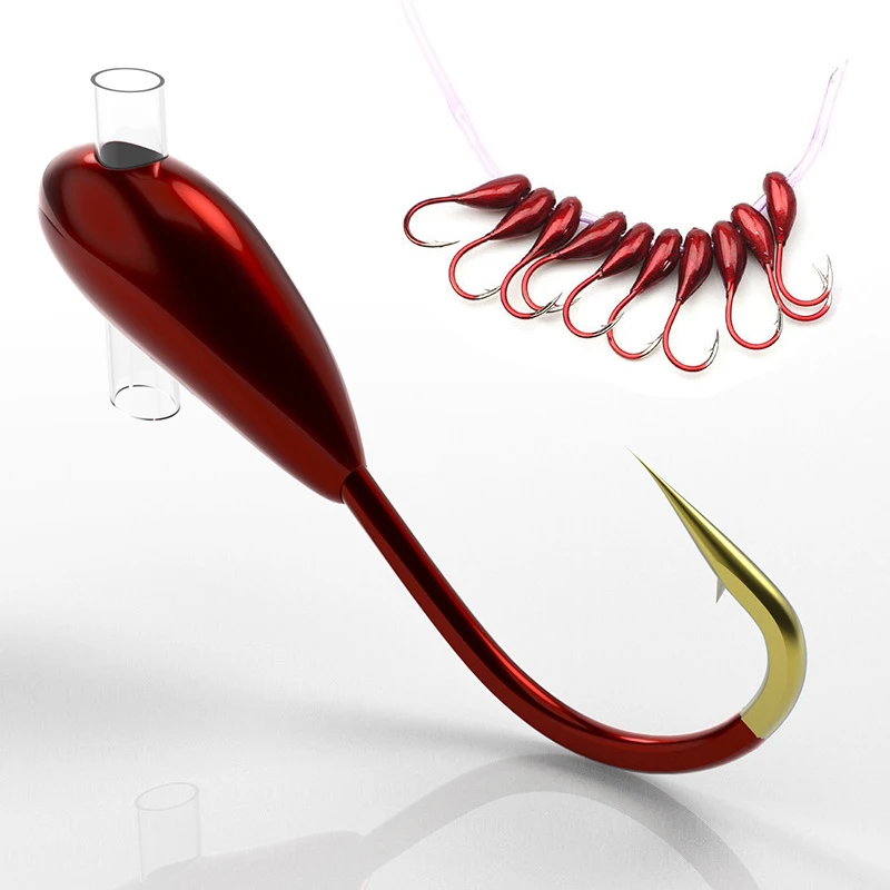 Fishing Hook Barbless - 10/20PCS Winter Eis Angeln Haken High