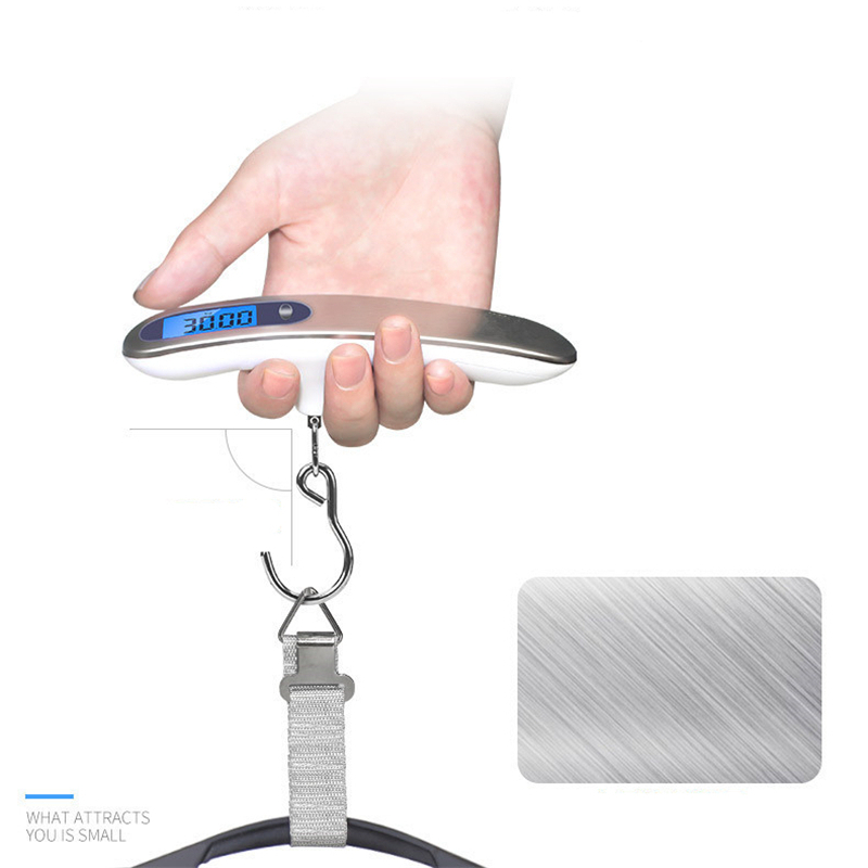 Fishing Hook - Tragbare Waage, digitales LCD-Display, 110 lb/50