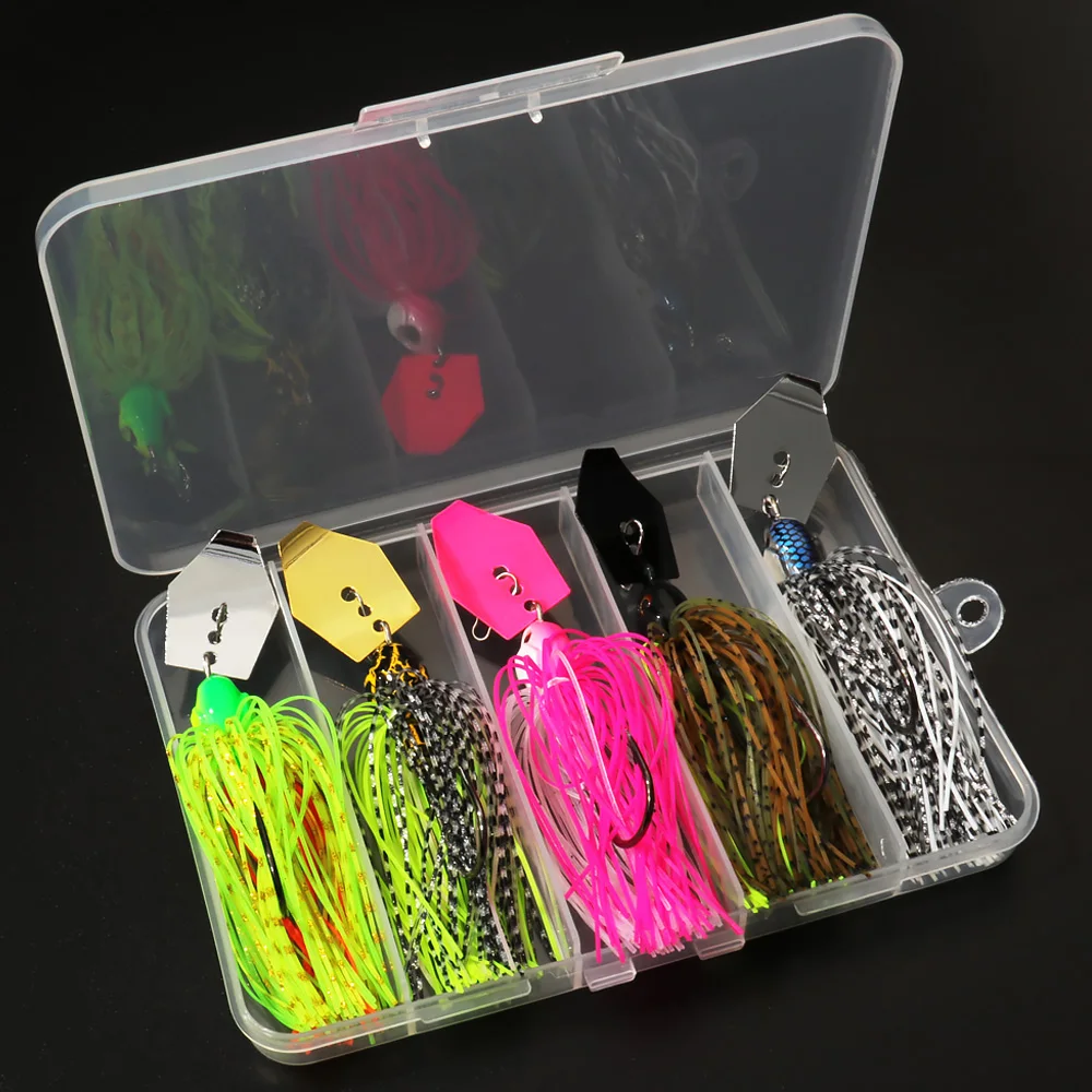 Fishing Hook Weedless - Spinner Köder 7g/9g/12g/14g/21g Angeln Lockt Kit
