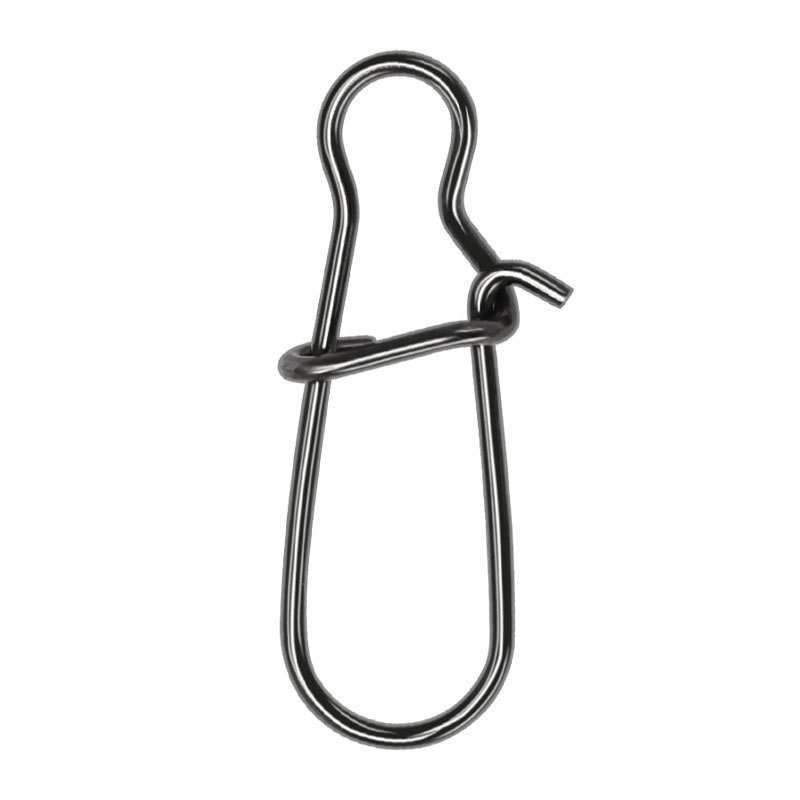 Fishing Hook Stainless Steel - 100 Stück Edelstahl Angelverbinder Schnellverschluss-Karabiner mit