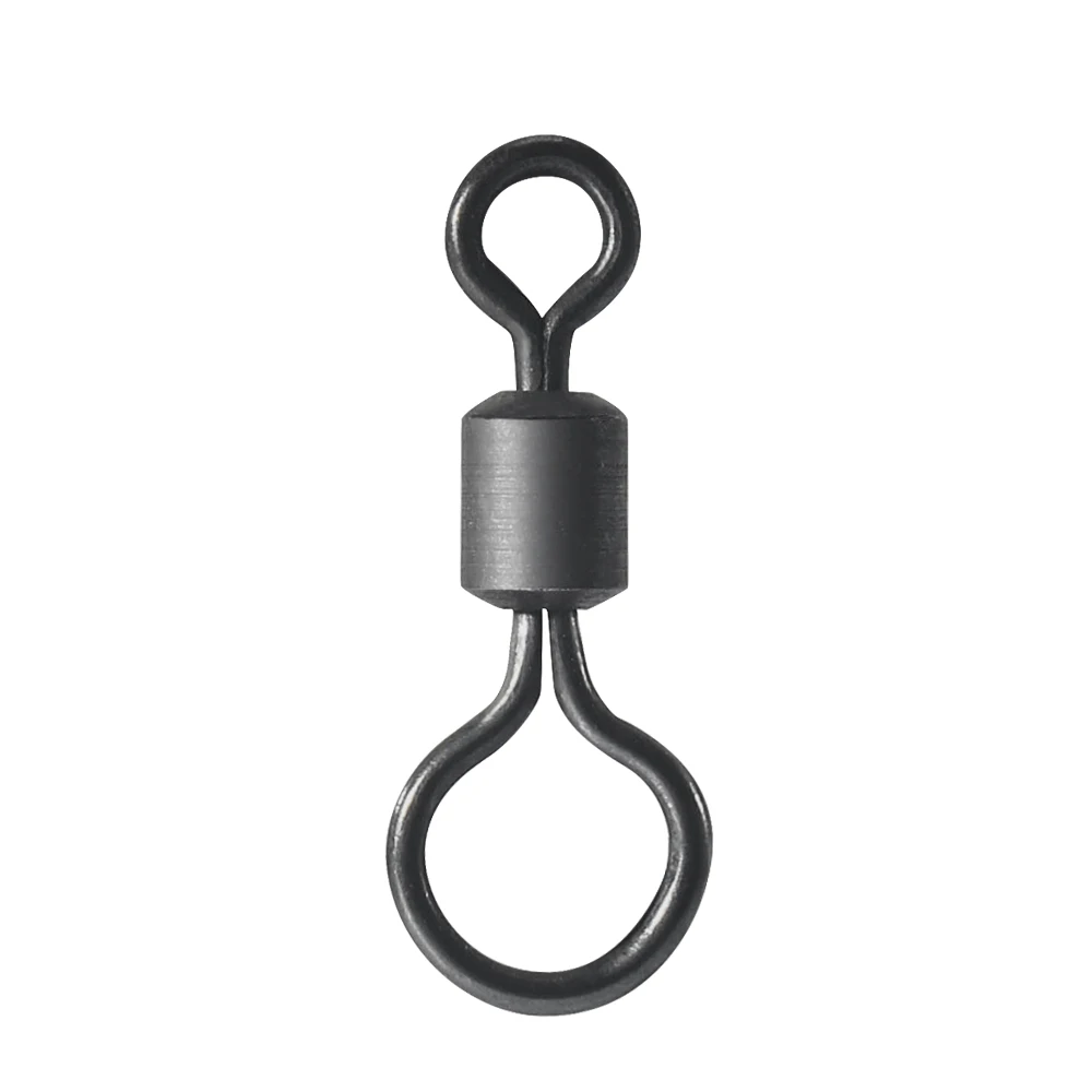 Fishing Hook Size - 100 Stück Karpfenangel-Wirbel mit Großem Öhr,