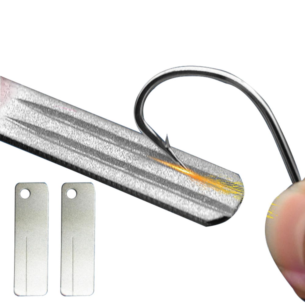 Fishing Hook Sharpener - Angeln Haken Spitzer Tragbare Diamant Stein