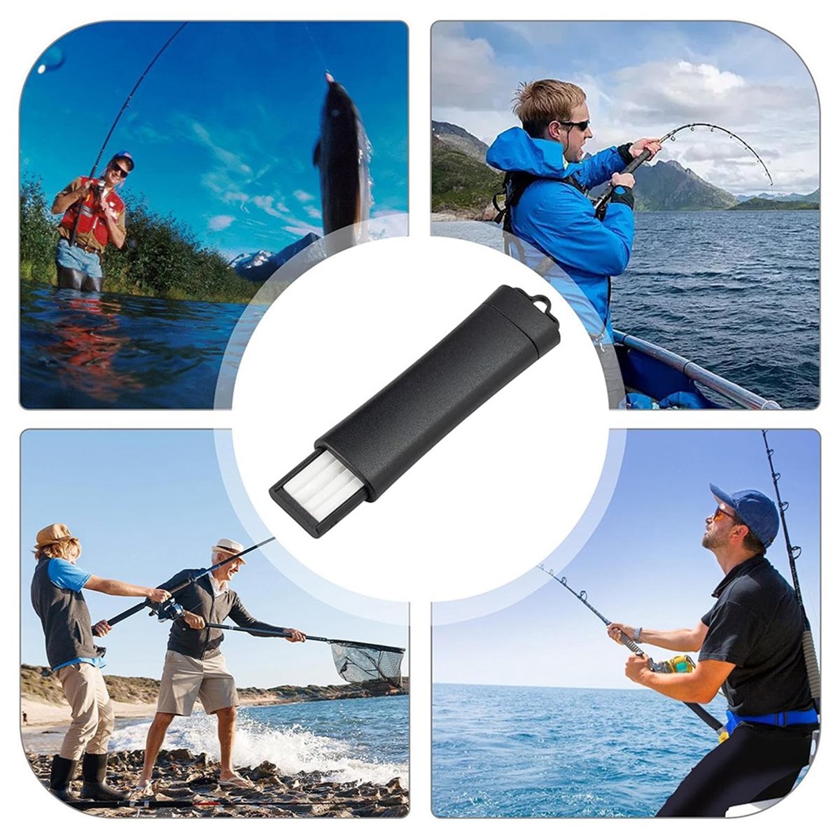 Fishing Hook Sharpener - Angelhakenschärfer – kompaktes Keramikwerkzeug für eine