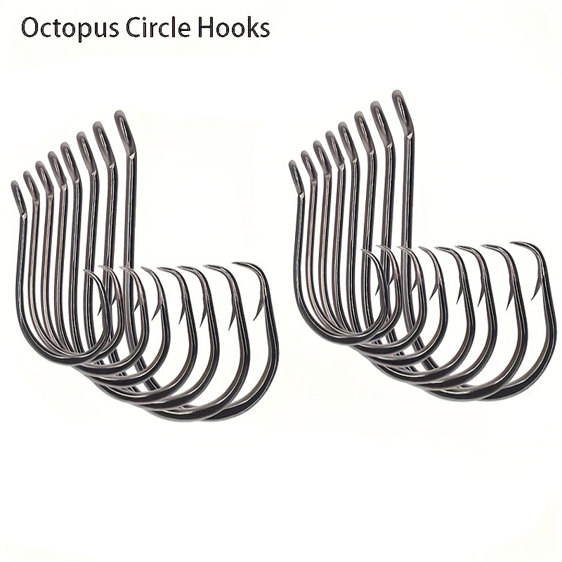 Fishing Hook Circle - 50 Stück Kreishaken Angelausrüstung Oktopushaken Salzwasser