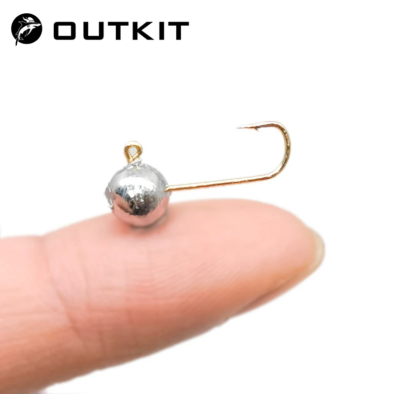 OUTKIT 10 Stück Mini-Jig-Kopfh – Fishing Hook Offset Bewertung und Preis
