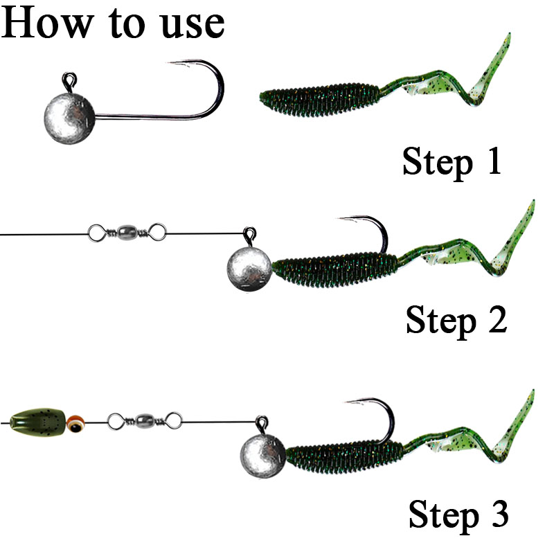 10 teile/los Jig Kopf Angelhak – Fishing Hook Offset Bewertung und Preis