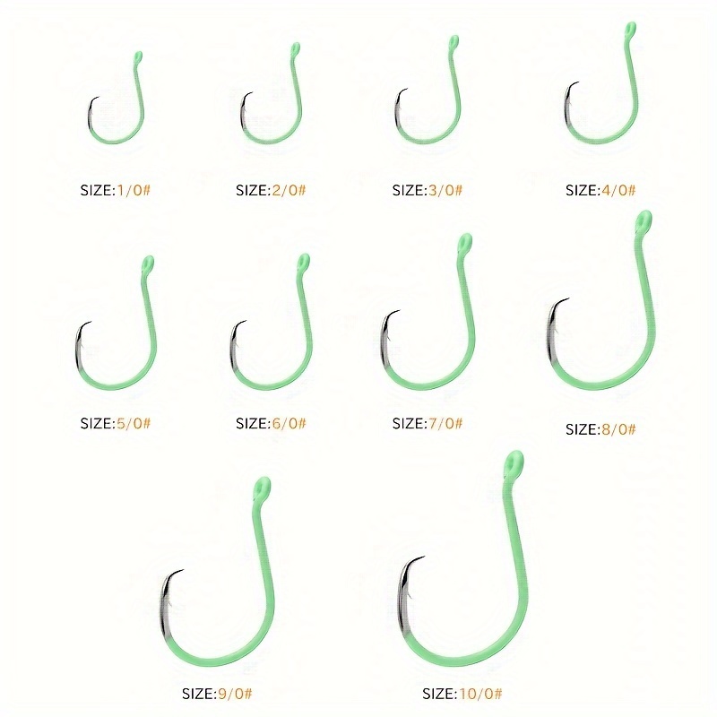 ZYZHE 10 Stück/Box Leuchtende  – Fishing Hook Circle Bewertung und Preis