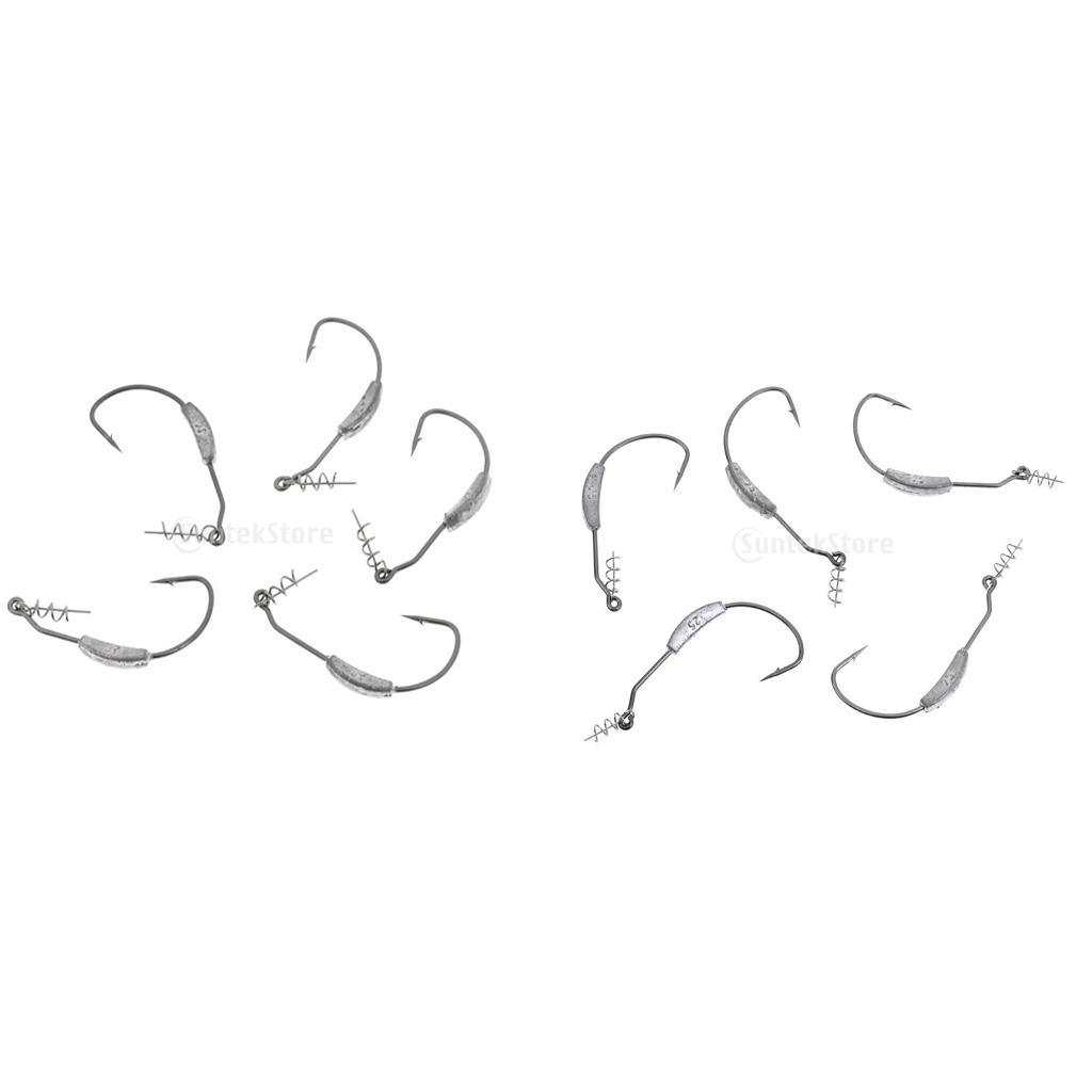 Gewichteter Twistlock-Haken au – Fishing Hook Weedless Bewertung und Preis