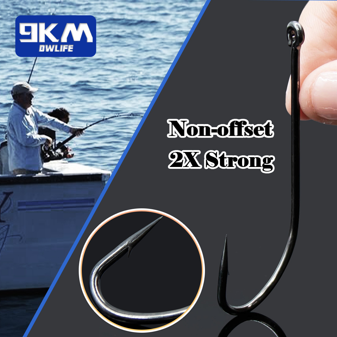 9KM Meerwasser Angelhaken 50 ~ – Fishing Hook Barbless Bewertung und Preis