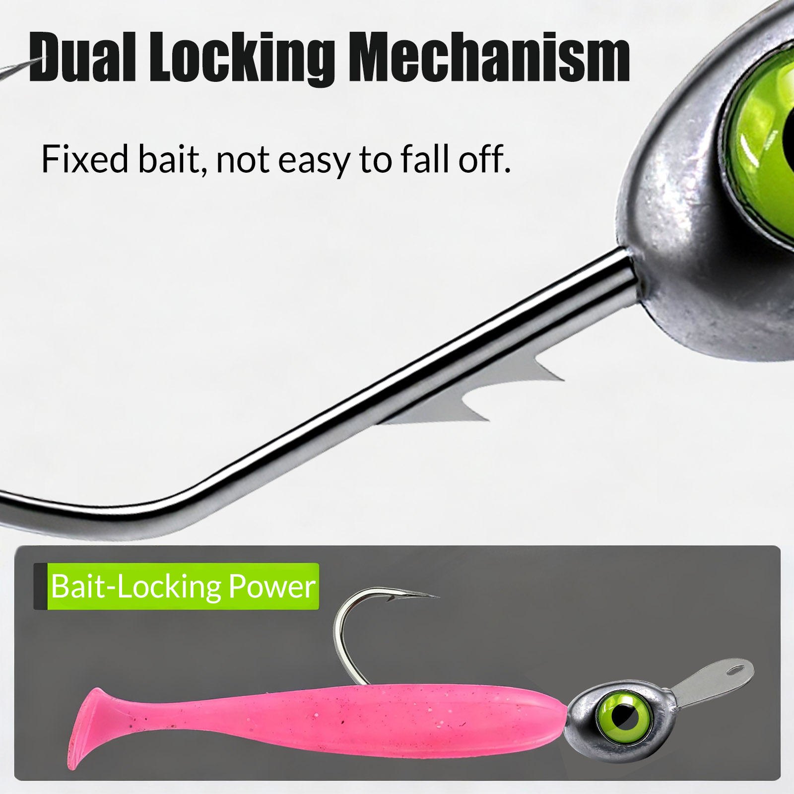9 km Shaky Head Jigs-Haken mit – Fishing Hook Weedless Bewertung und Preis