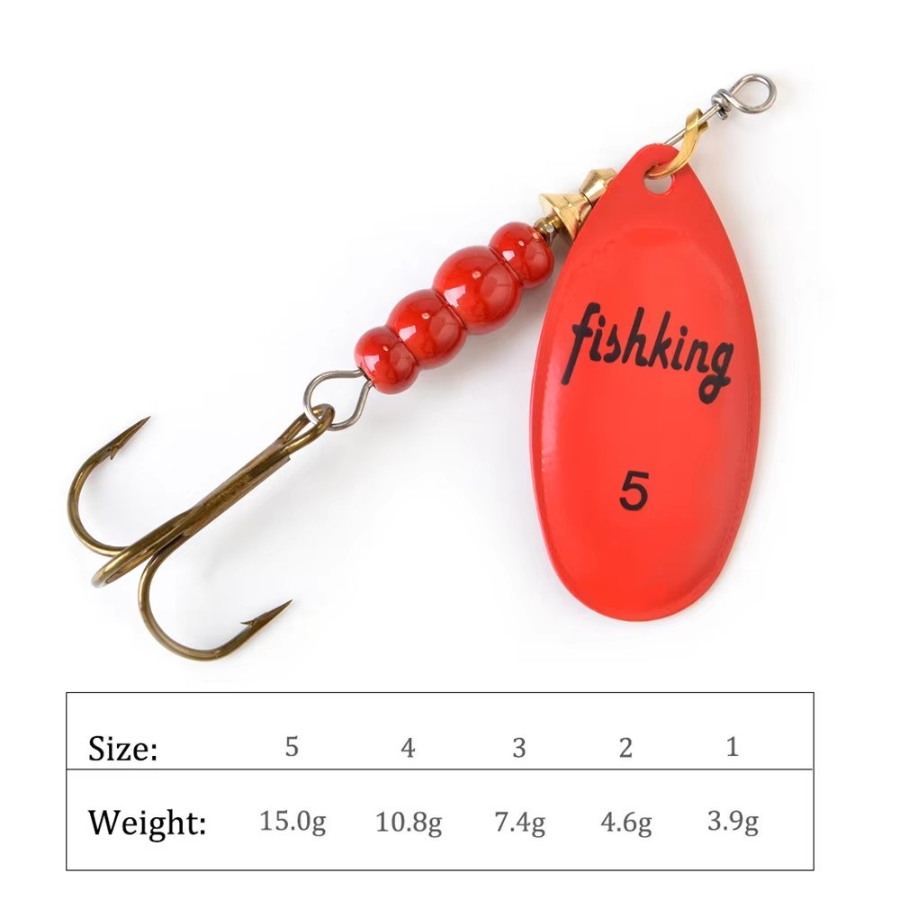 NGB Spinner Köder 3,9g 4,6g 7, – Fishing Hook Treble Bewertung und Preis