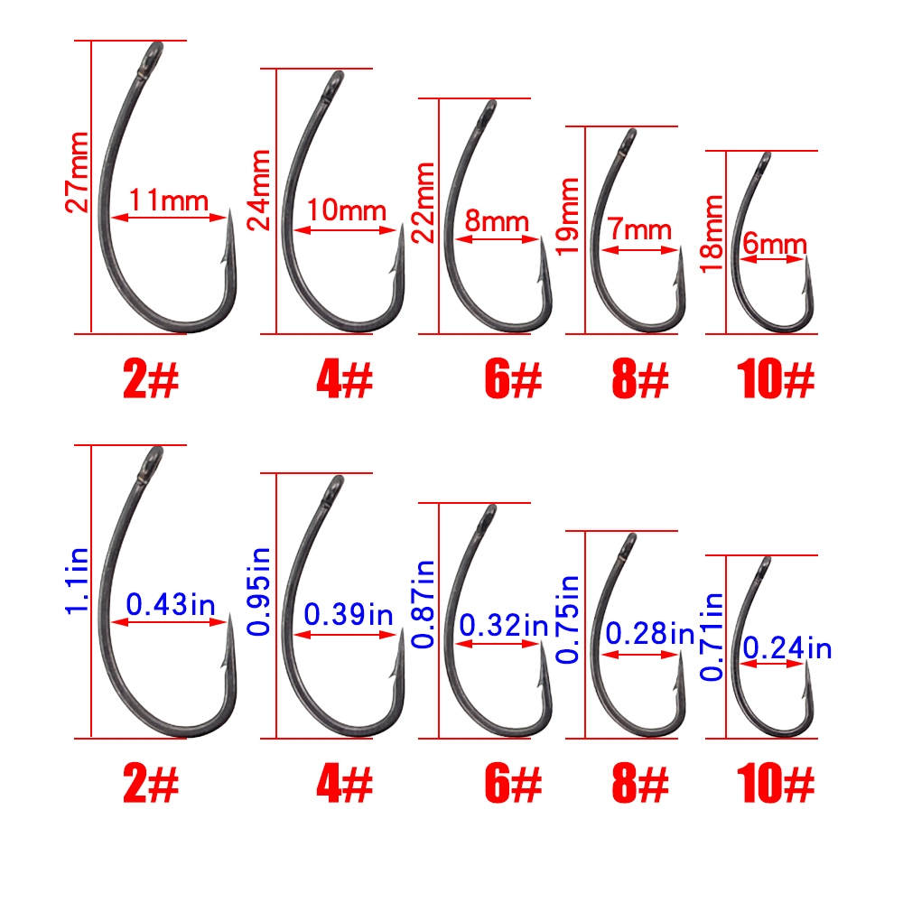 Hirisi 30x Karpfen Angelhaken  – Fishing Hook Barbless Bewertung und Preis