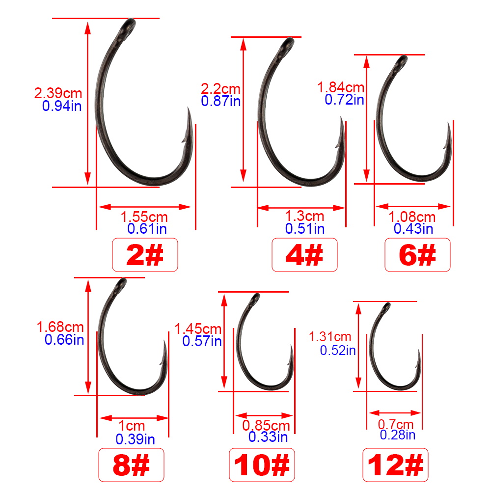 Hirisi 50/100 Stück PTFE-besch – Fishing Hook Barbless Bewertung und Preis