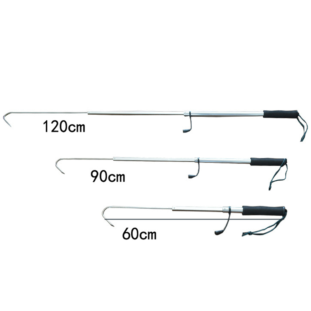 Teleskopischer Fischgaff aus E – Fishing Hook Stainless Steel Bewertung und Preis