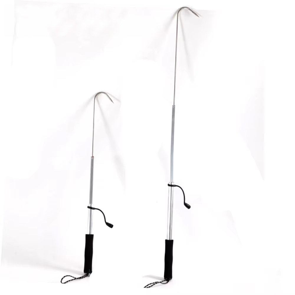 Teleskopischer Fischgaff aus E – Fishing Hook Stainless Steel Bewertung und Preis