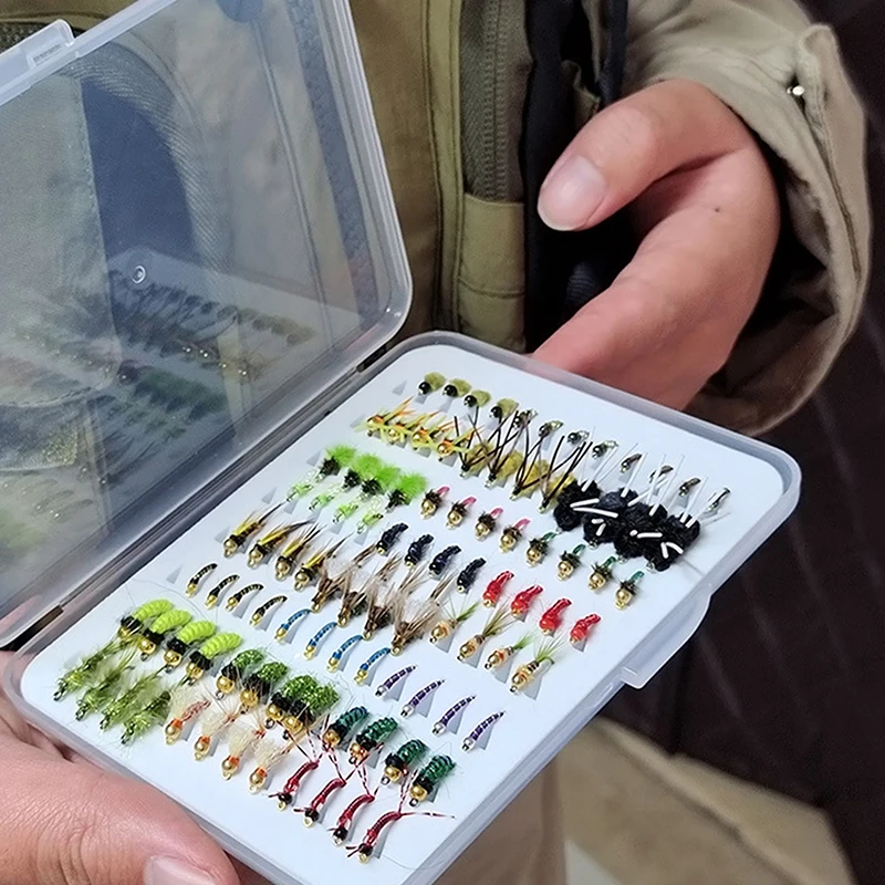 Wasserdichte Fliegenhaken-Box  – Fishing Hook Size Bewertung und Preis