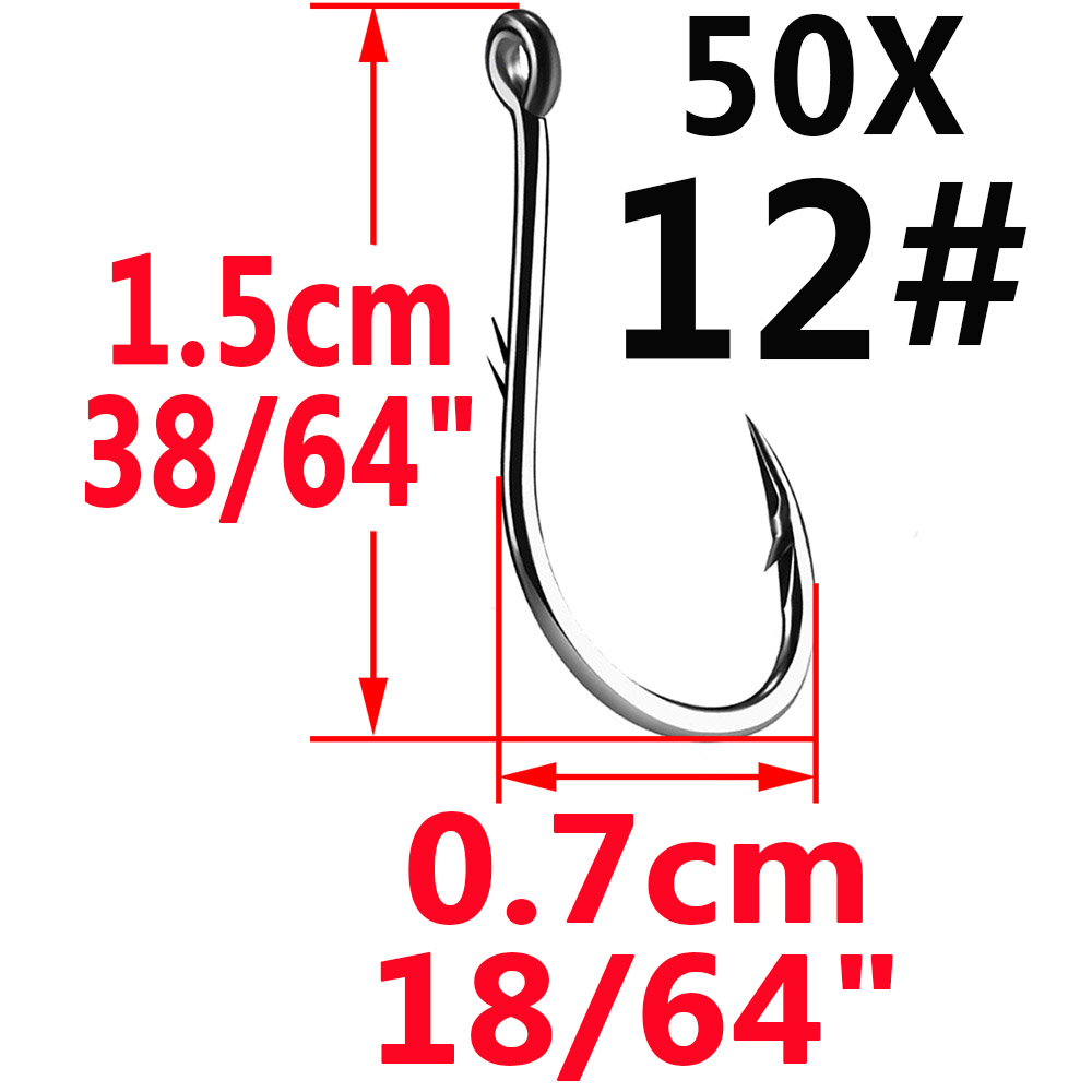 50 stücke Iseama Kreis Karpfen – Fishing Hook Circle Bewertung und Preis