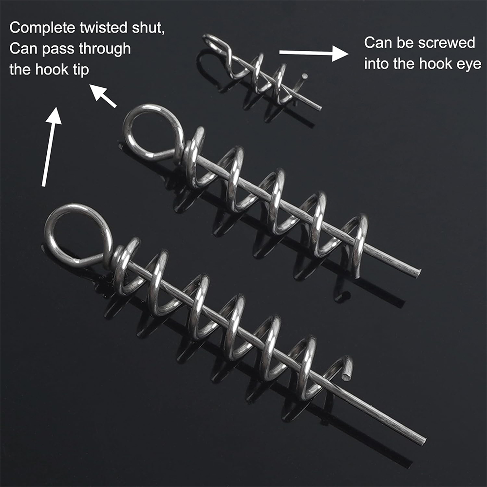 50Pcs Frühling Twist Lock Ange – Fishing Hook Box Bewertung und Preis