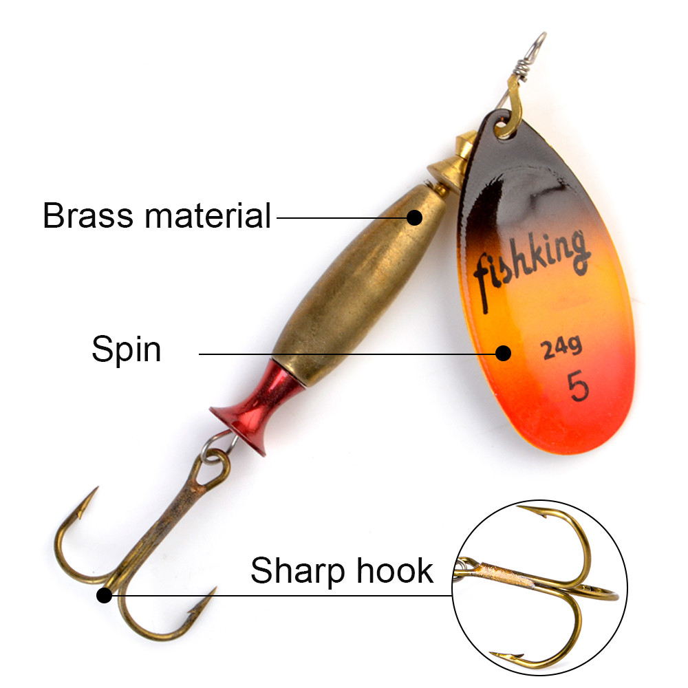 NGB Long Cast Spinner Köder An – Fishing Hook Treble Bewertung und Preis