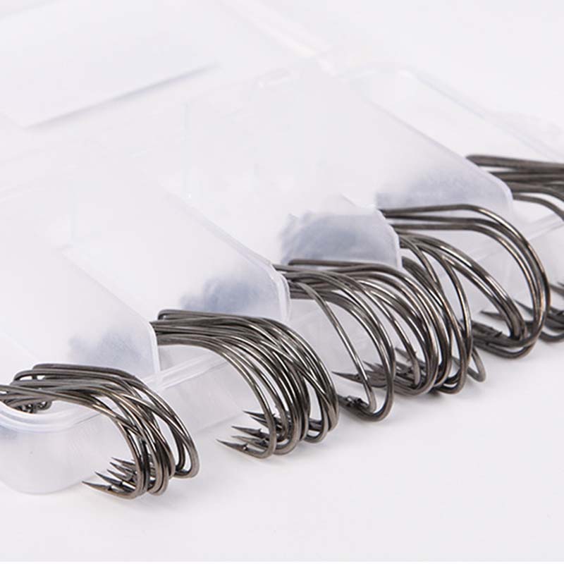 50 Stück/Box Hochkarbon-Stahl  – Fishing Hook Jig Bewertung und Preis