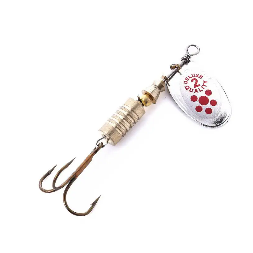 1PCS Metall Überzug Spinner Kö – Fishing Hook Treble Bewertung und Preis