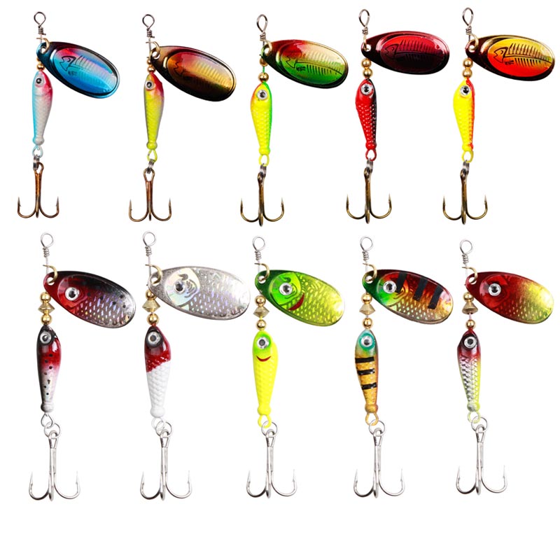 10 teile/satz Spinner Köder 9, – Fishing Hook Treble Bewertung und Preis