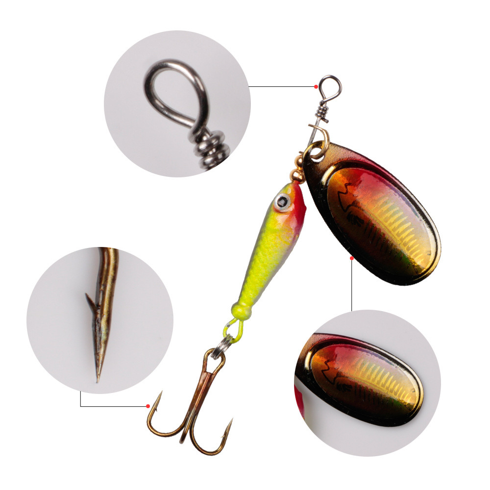 10 teile/satz Spinner Köder 9, – Fishing Hook Treble Bewertung und Preis