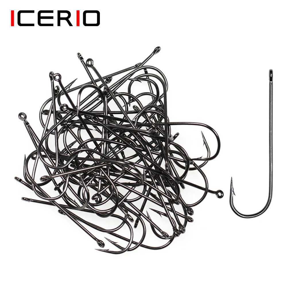 ICERIO 100 Stück 16 #   - 3/0  – Fishing Hook Barbless Bewertung und Preis