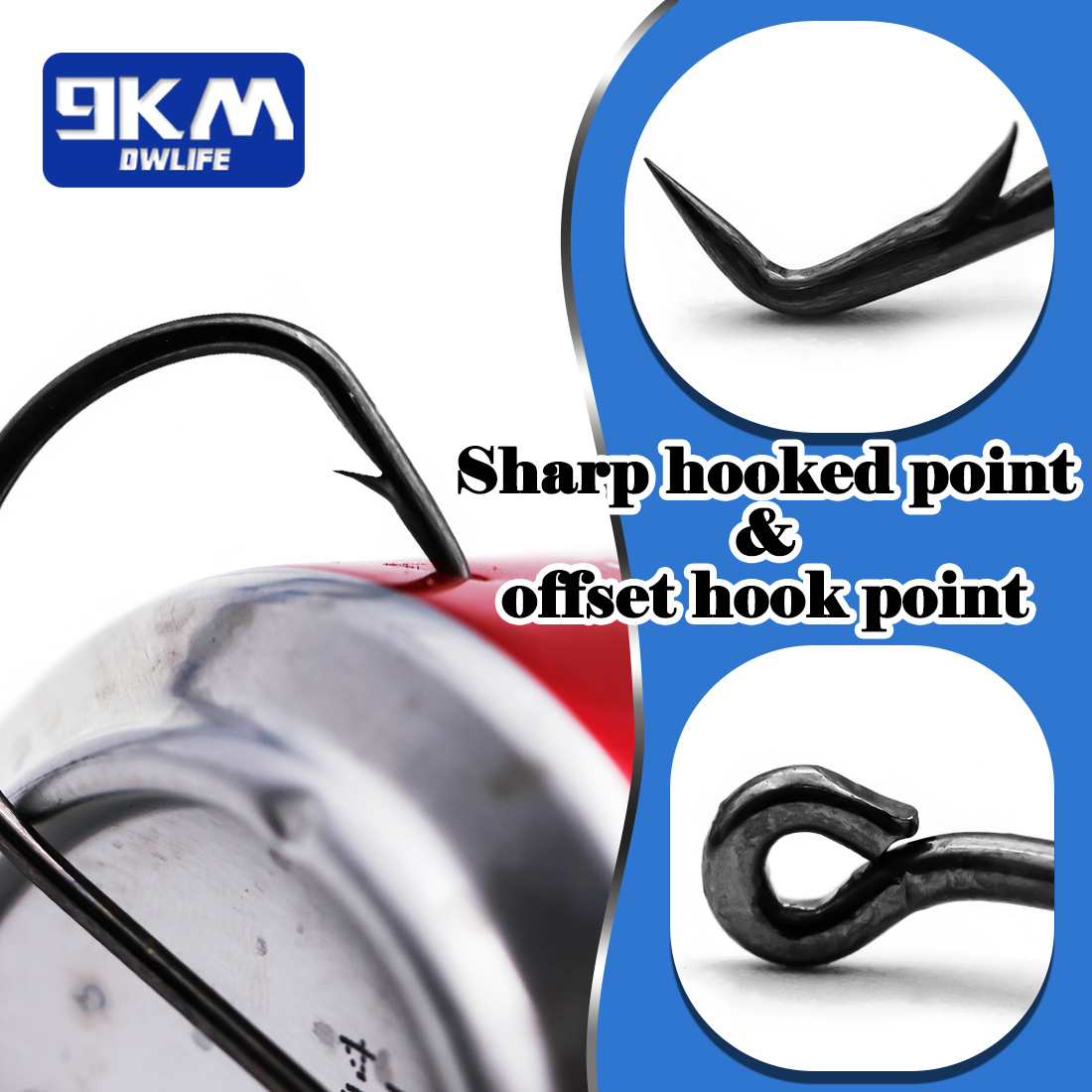 9KM Kreis Angelhaken 25 ~ 50Pc – Fishing Hook Barbless Bewertung und Preis