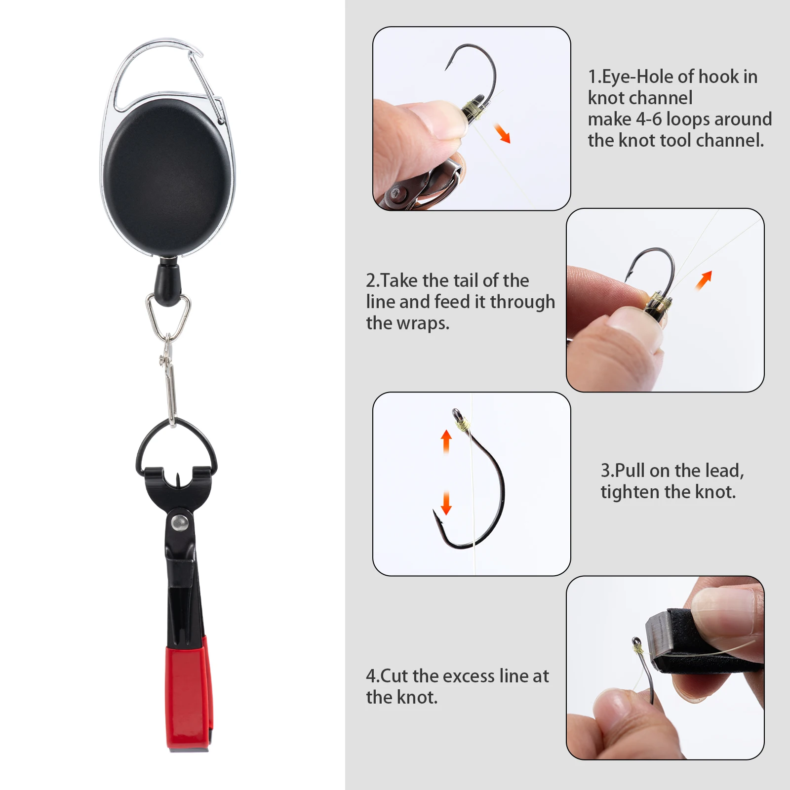 Angeln-Knotenbindewerkzeug-Set – Fishing Hook Sharpener Bewertung und Preis