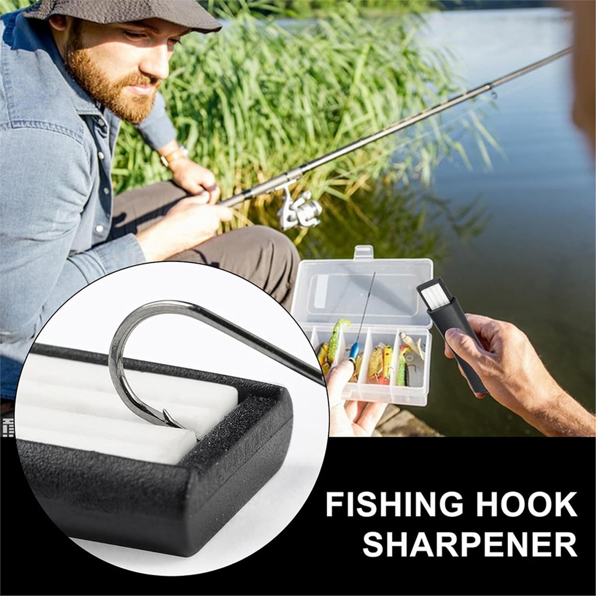 Angelhakenschärfer – kompaktes – Fishing Hook Sharpener Bewertung und Preis