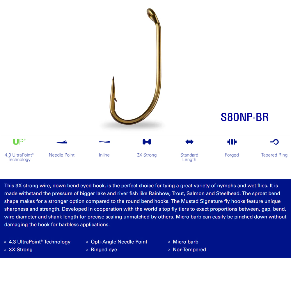 Mustad 30 Stück Bronze-Finish  – Fishing Hook Barbless Bewertung und Preis