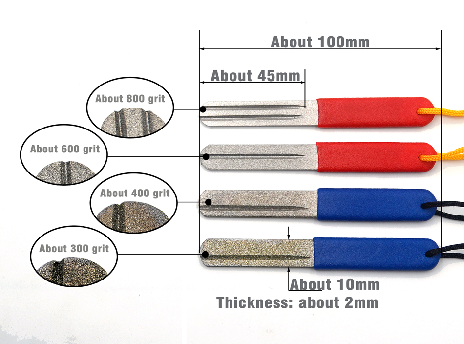 Mnft 1pc doppelseitige Schleif – Fishing Hook Sharpener Bewertung und Preis
